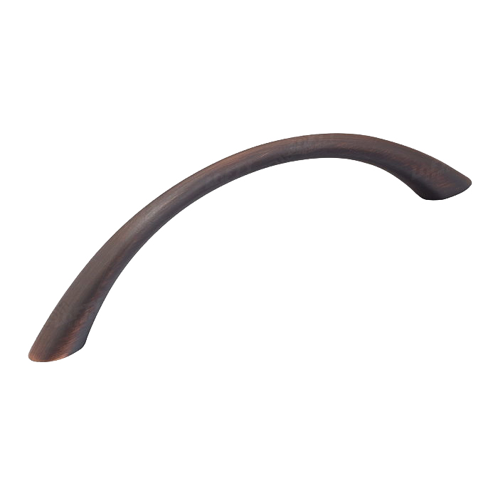 Modern Metal Brushed Oil-Rubbed Bronze Bow Pull - 3511